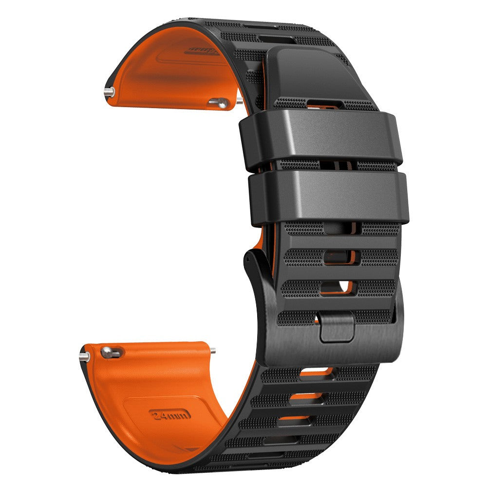 Helt Vildt Nydelig Silikone Universal Rem passer til Smartwatch - Orange#serie_12