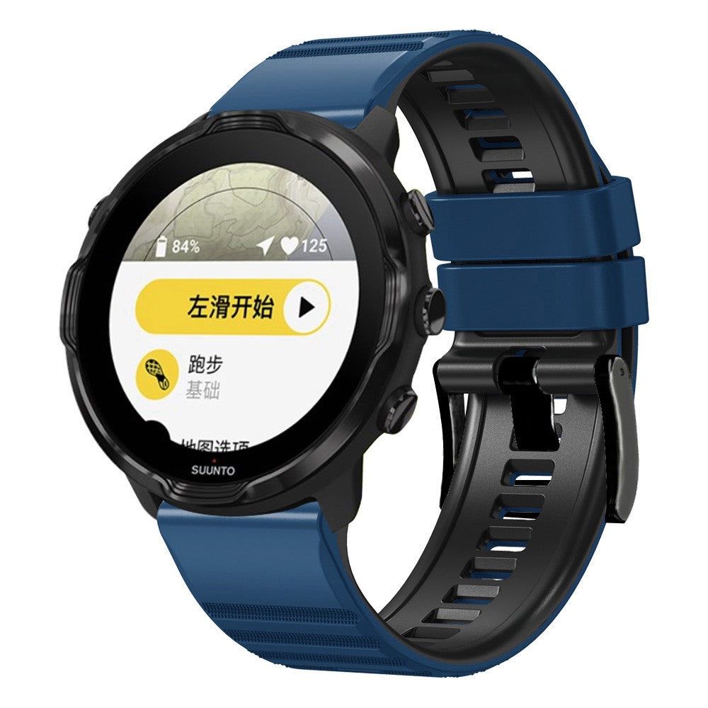 Helt Vildt Nydelig Silikone Universal Rem passer til Smartwatch - Blå#serie_5