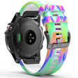 Correa de silicona estilo estampado para reloj Garmin / Amazfit y Coros 