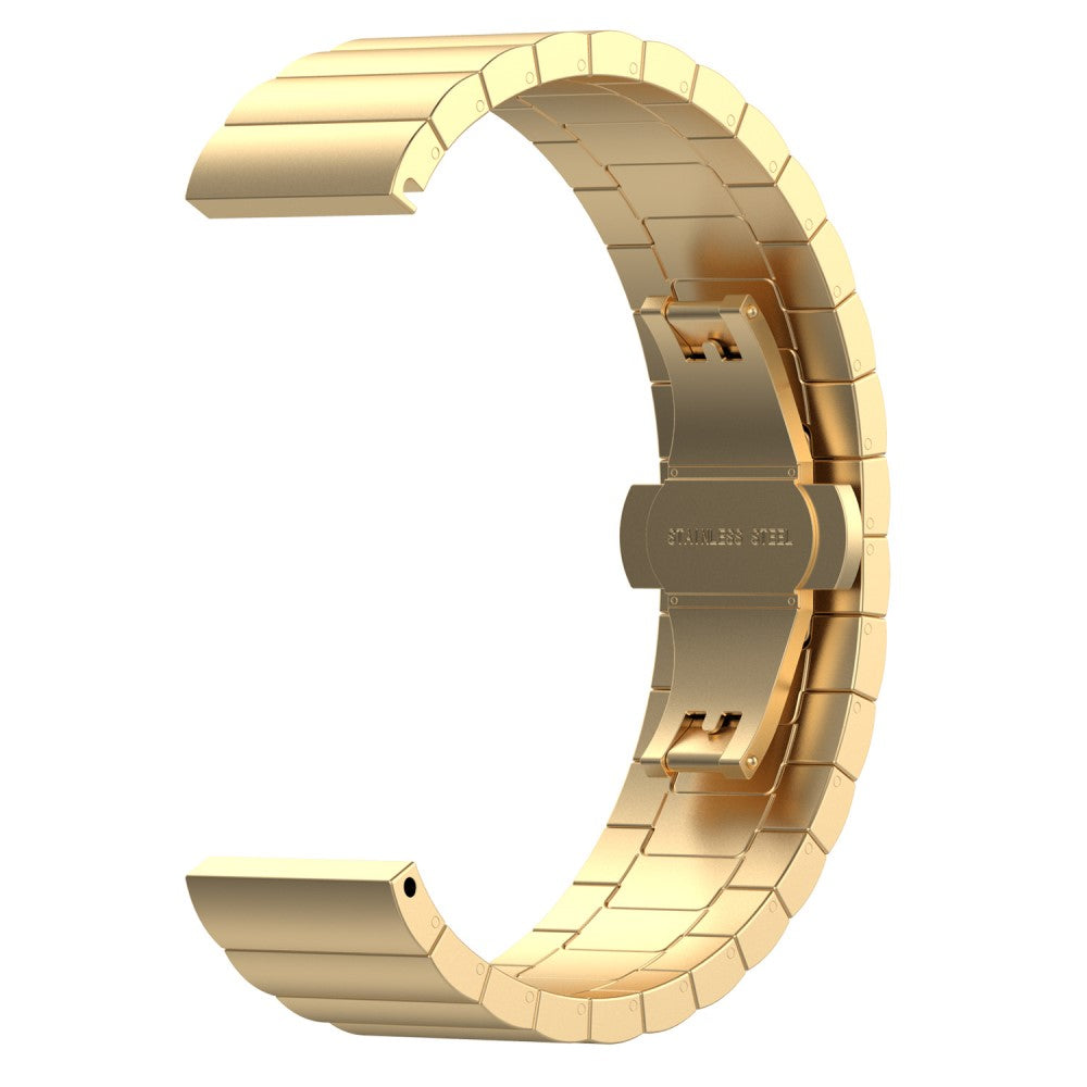 Meget Smuk Metal Universal Rem passer til Honor Smartwatch - Guld#serie_3