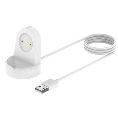 Plastik Magnetisk Ladestation passer til Smartwatch - Hvid#serie_2