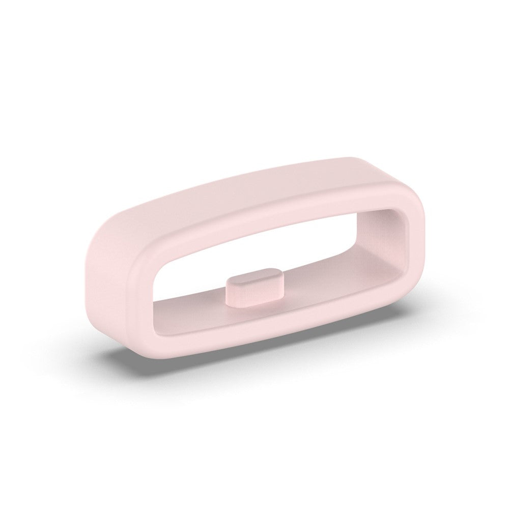 22mm Universal silicone strap loop - Navy Blue - Pink#serie_5