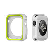 Funda de silicona blanda de doble color para Apple Watch 42 mm 