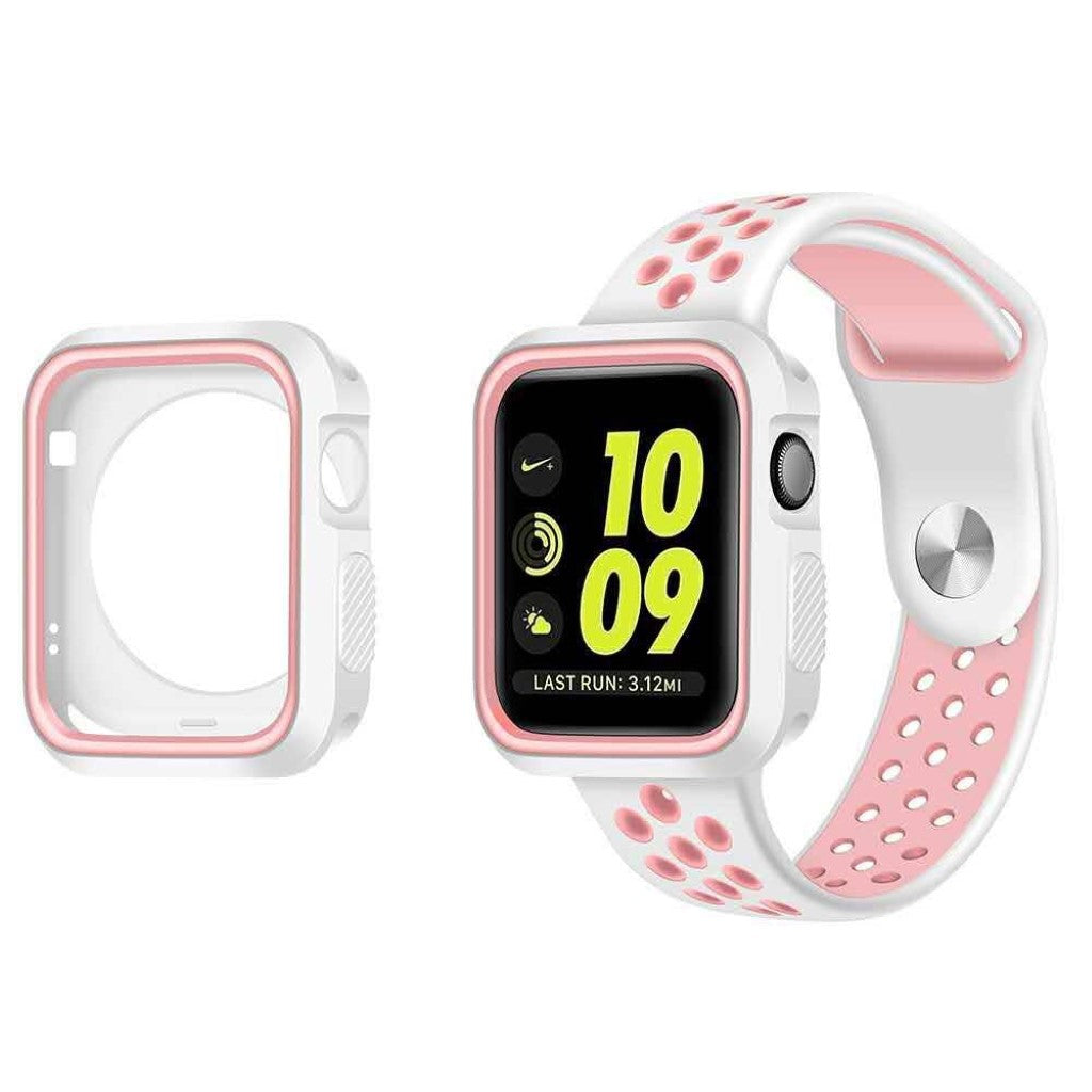 Godt Apple Watch Series 1-3 38mm Silikone Cover - Pink#serie_2
