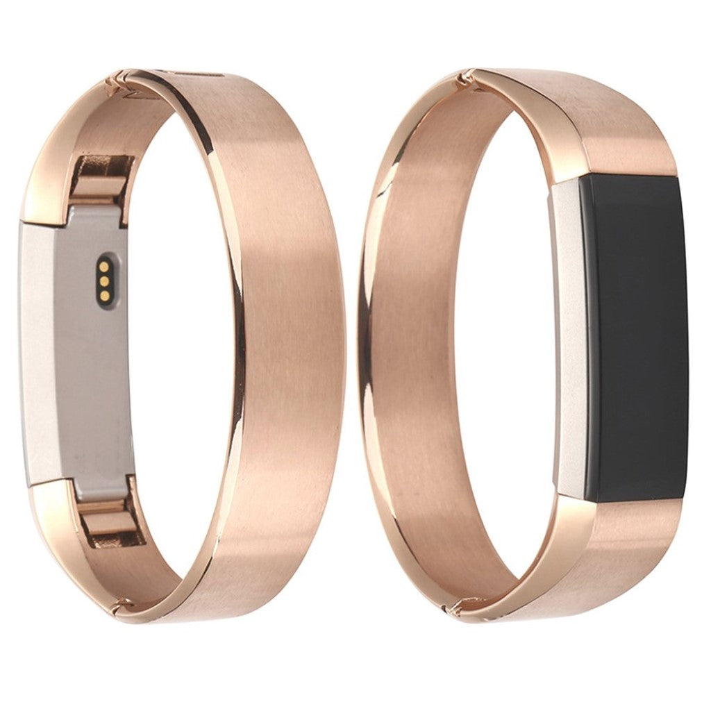 Solid Fitbit Alta HR Metal Rem - Pink#serie_3