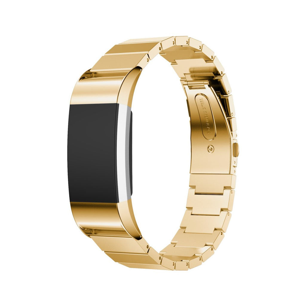 Mega nydelig Fitbit Charge 2 Metal Rem - Guld#serie_9