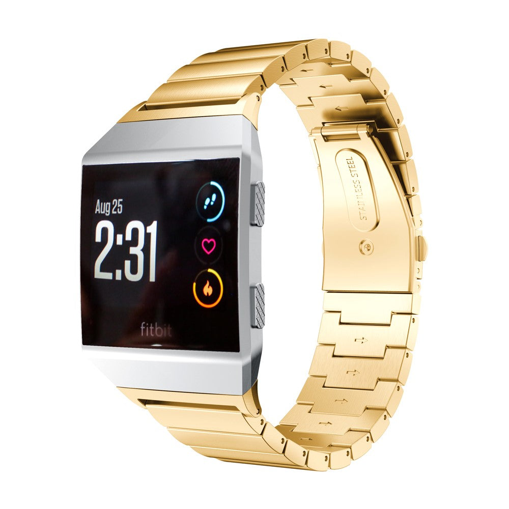 Vildt flot Fitbit Ionic Metal Rem - Guld#serie_1