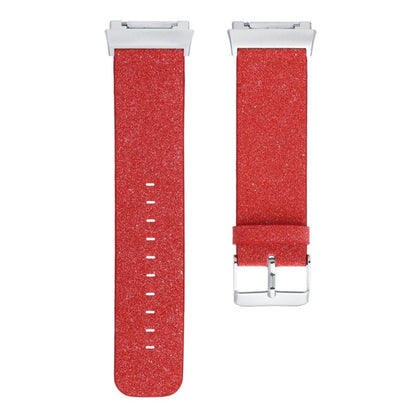 Stilfuld Fitbit Ionic Kunstlæder Rem - Rød#serie_7