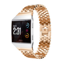 Helt vildt hårdfør Fitbit Ionic Metal Rem - Pink#serie_2