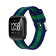 Correa de reloj Fitbit Versa ajustable de nailon tejido 