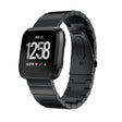 Correa de reloj clásica de acero inoxidable Fitbit Versa de 22 mm 
