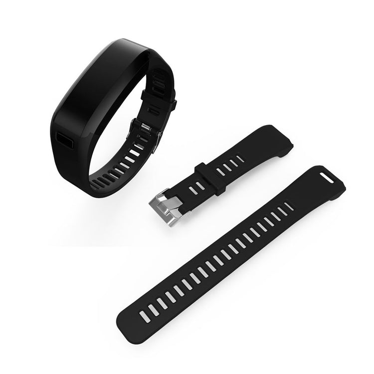 Vildt nydelig Garmin Vivosmart HR Silikone Rem - Sort#serie_8