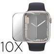 10Piezas ENKAY Apple Watch (45mm) Curva 3D + Protector de pantalla de cristal templado PMMA