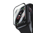 RURIHAI Protector de pantalla de cristal templado 3D HD de 0,26 mm para Apple Watch (45 mm)