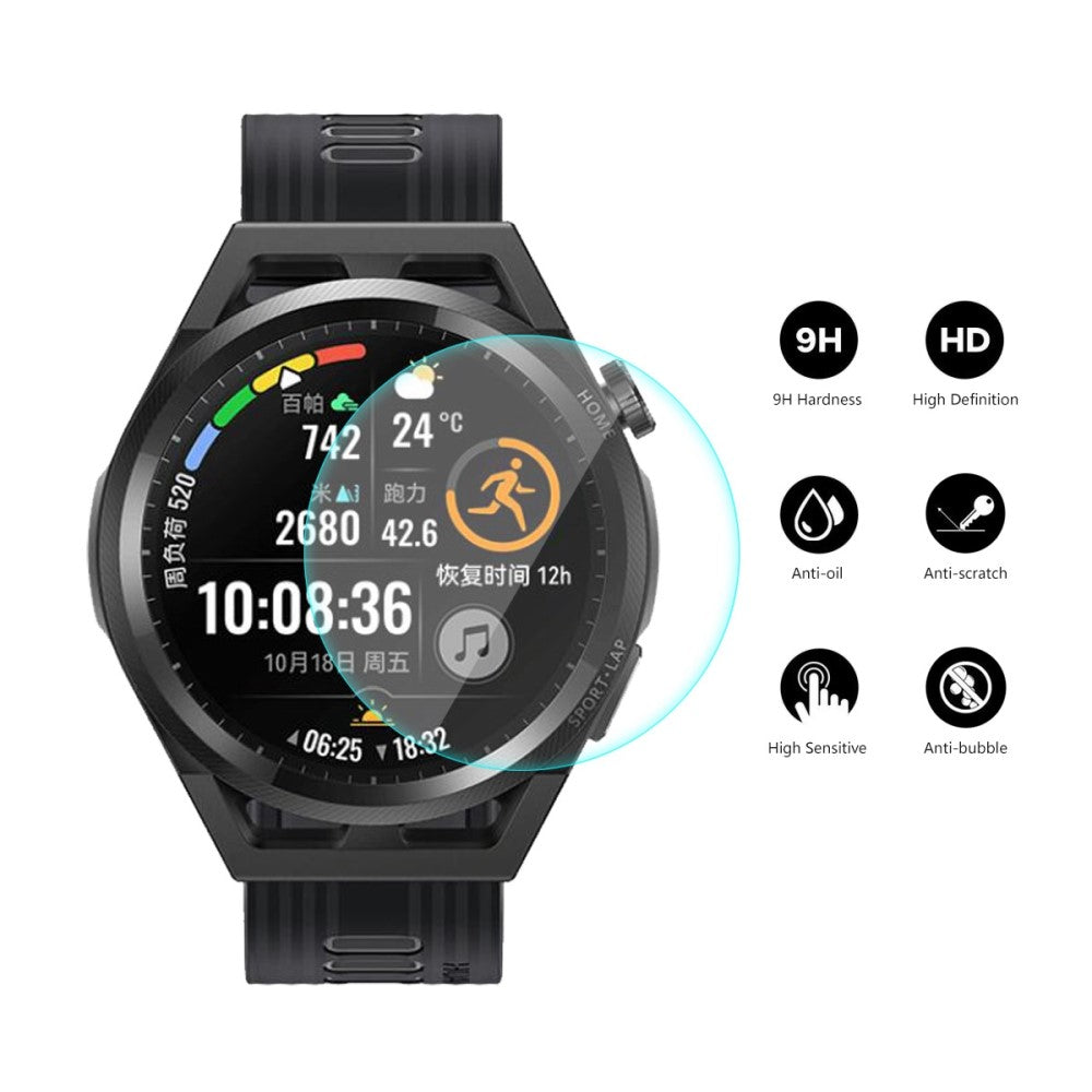 Huawei Watch GT Runner Plastik  9H Skærmbeskytter - Gennemsigtig#serie_324