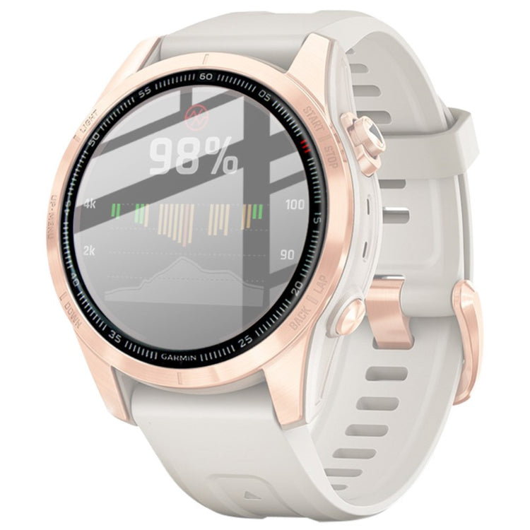 Garmin Fenix 7S Plastik  HD Skærmbeskytter - Gennemsigtig#serie_204