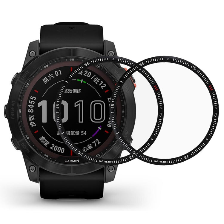 2stk Garmin Fenix 7 Plastik Skærmbeskytter - Gennemsigtig#serie_162