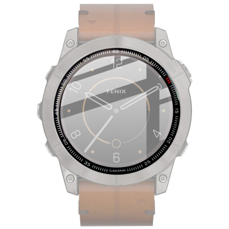 Garmin Fenix 7X Plastik  HD Skærmbeskytter - Gennemsigtig#serie_203