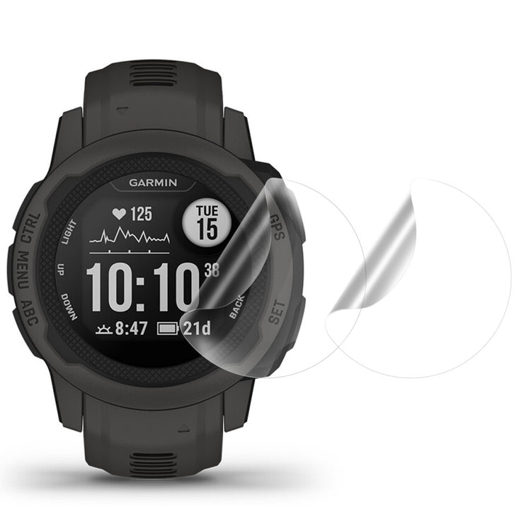 2stk Garmin Instinct 2S Plastik Skærmbeskytter - Gennemsigtig#serie_160