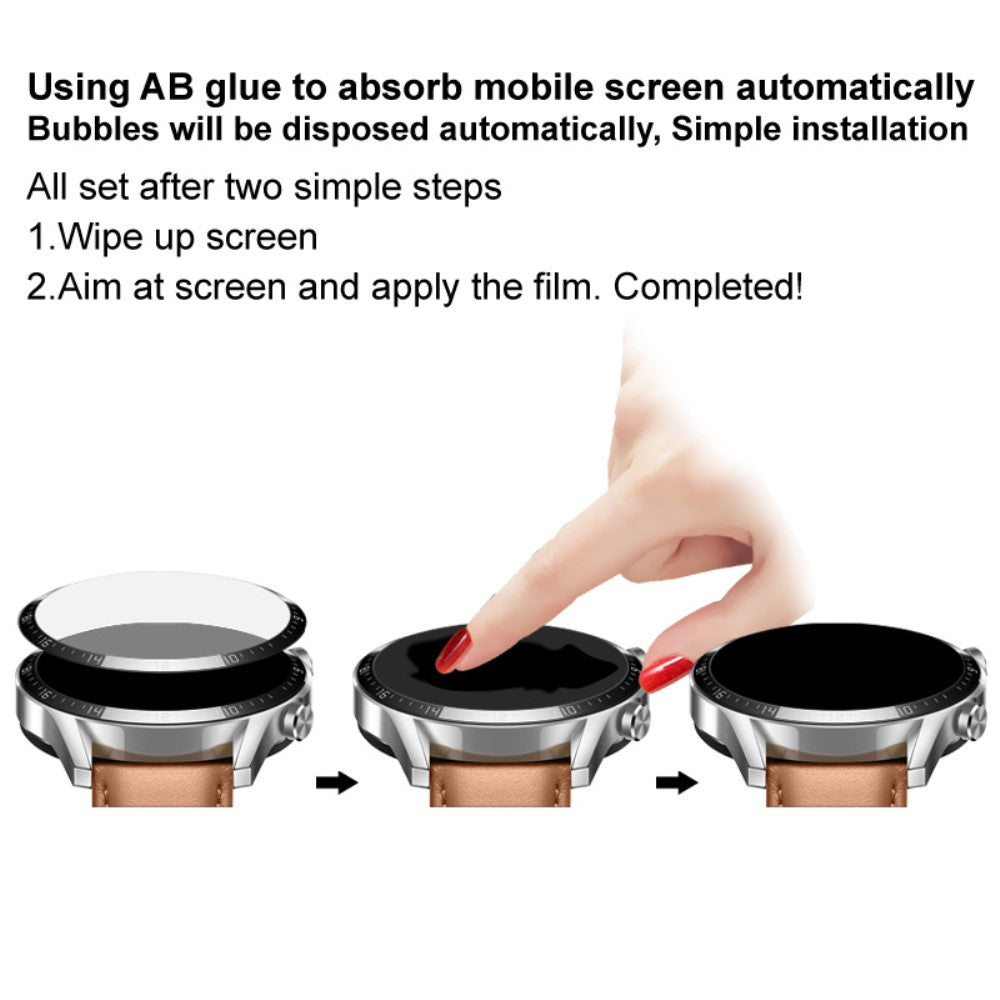 Realme Watch S Pro / Realme Watch S Plastik  HD Skærmbeskytter - Gennemsigtig#serie_1