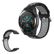 Correa de silicona bicolor para Samsung Watch / Huawei Watch 
