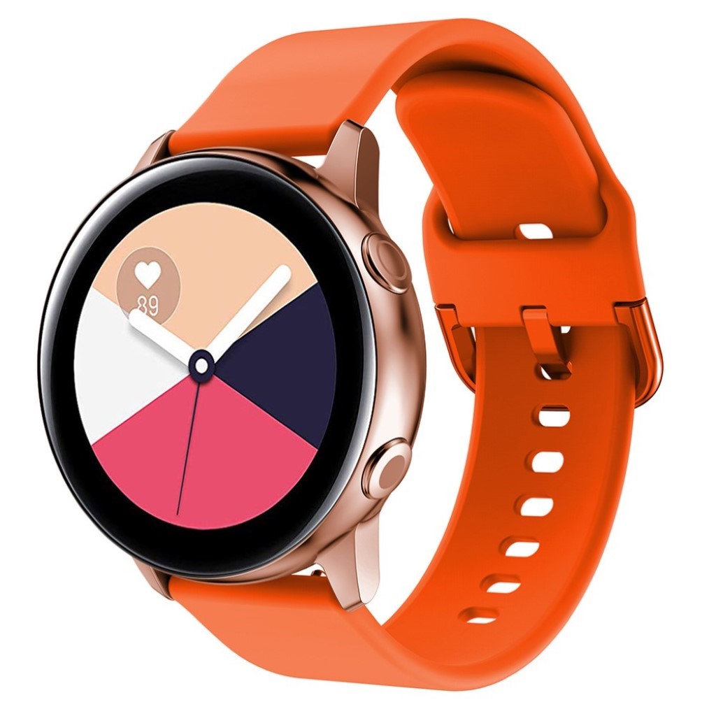 Vildt fed Amazfit GTS / Huawei Watch GT 2 42mm Silikone Rem - Orange#serie_9