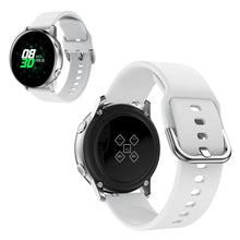 20mm Universal silicone watch band - White#serie_2