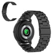 Correa de reloj universal elegante de acero inoxidable de tres cuentas de 22 mm 