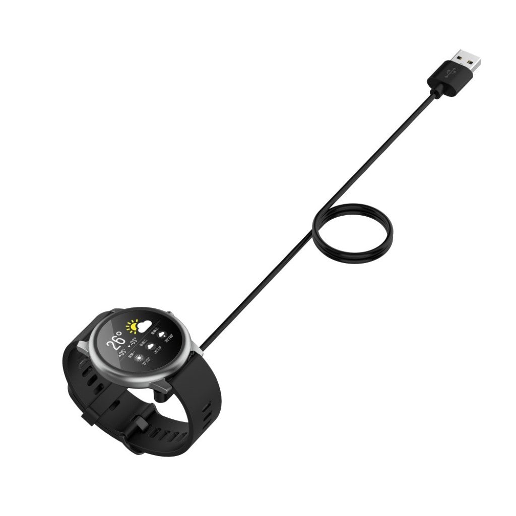 100cm Universal Smartwatch  Magnetisk  USB Opladningskabel - Sort#serie_105
