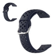 Correa de reloj de silicona universal estilo agujero de aire de 22 mm 