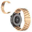 Correa de reloj universal de acero inoxidable de tres cuentas de 22 mm 