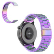 Correa de reloj de acero inoxidable universal de tres cuentas de 22 mm 
