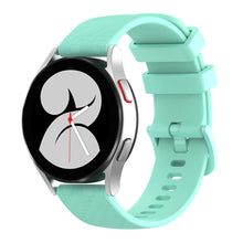 20mm Universal carbon fiber silicone watch strap - Light Green#serie_2