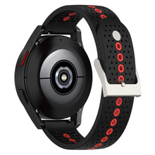 20mm Universal dual color watch strap - Black / Orange#serie_1