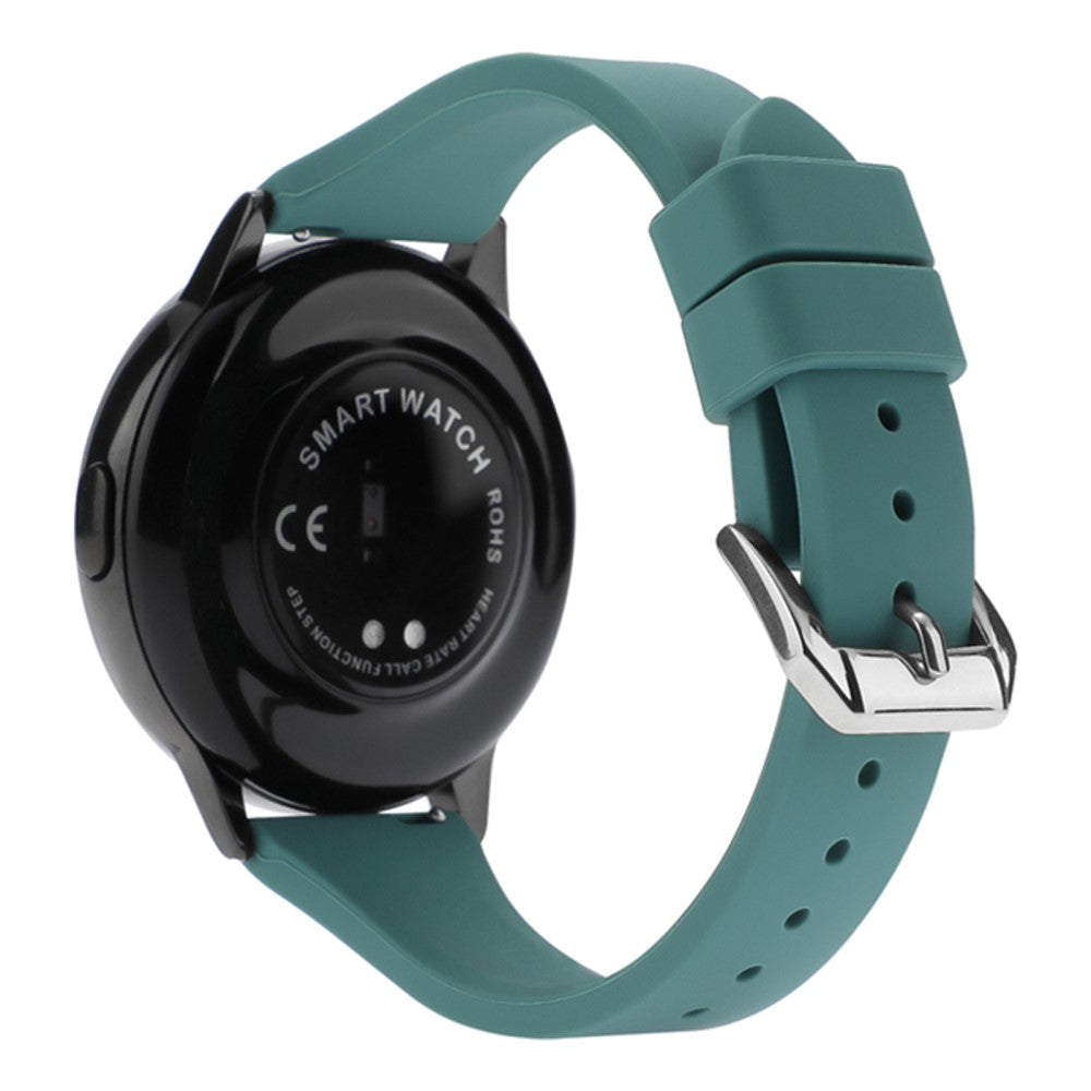 22mm Universal silicone watch strap - Green#serie_14