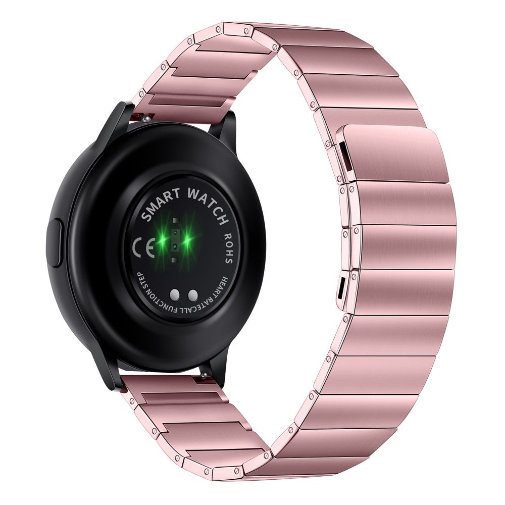 22mm Universal stainless steel watch strap - Pink#serie_4