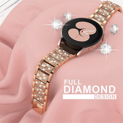 Vildt pænt Universal Metal og Rhinsten Rem - Pink#serie_2