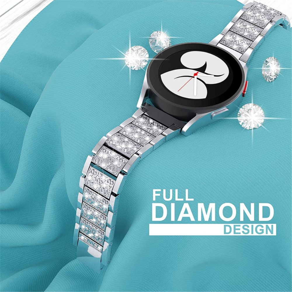 Vildt pænt Universal Metal og Rhinsten Rem - Sølv#serie_3