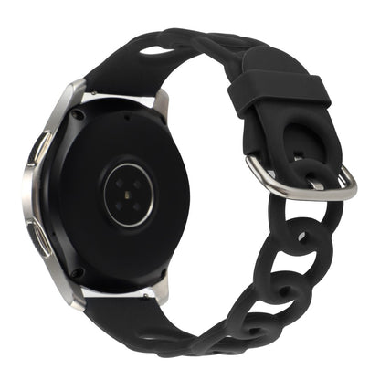 22mm Universal donut hollow strap - Black#serie_1