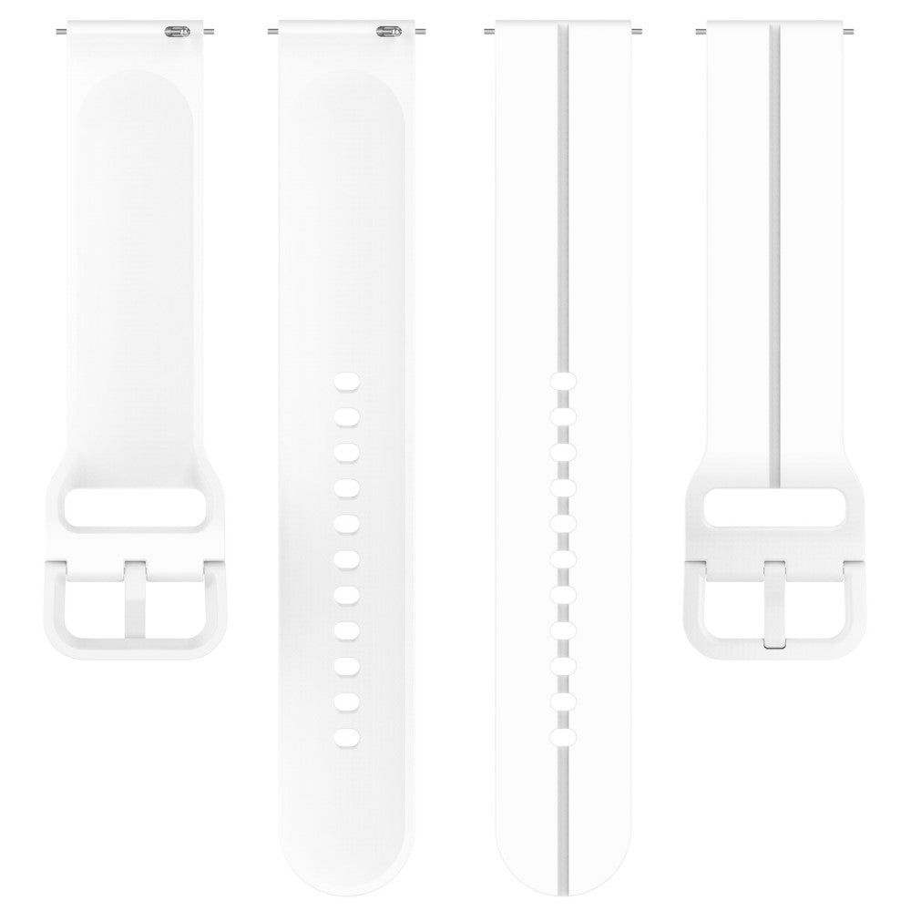Meget Flot Silikone Universal Rem passer til Smartwatch - Hvid#serie_3