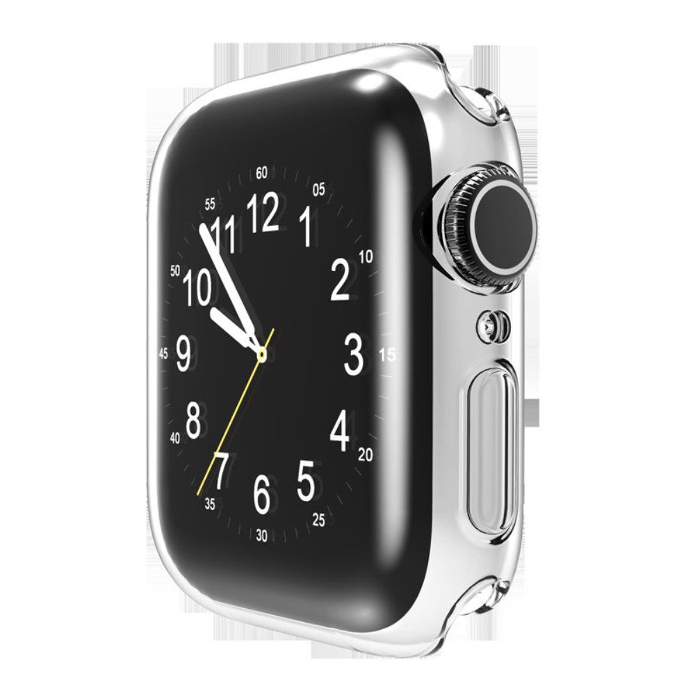 Super Fed Apple Watch Series 7 41mm Cover med Skærmbeskytter i Silikone - Hvid#serie_9