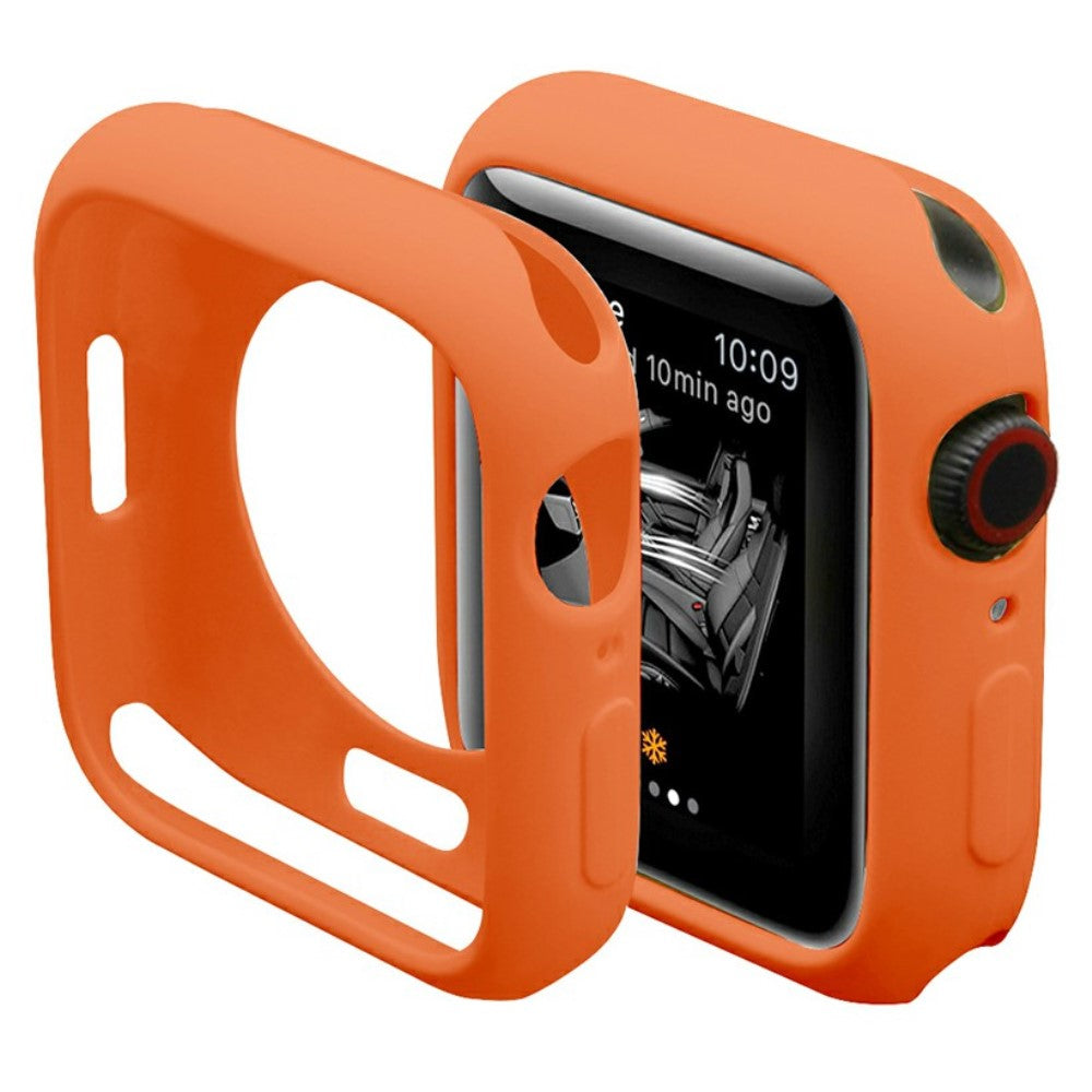 Apple Watch Series 7 41mm  Silikone Bumper  - Orange#serie_4