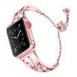 Apple Watch (41 mm) correa de reloj de acero sin eslabones de imitación 