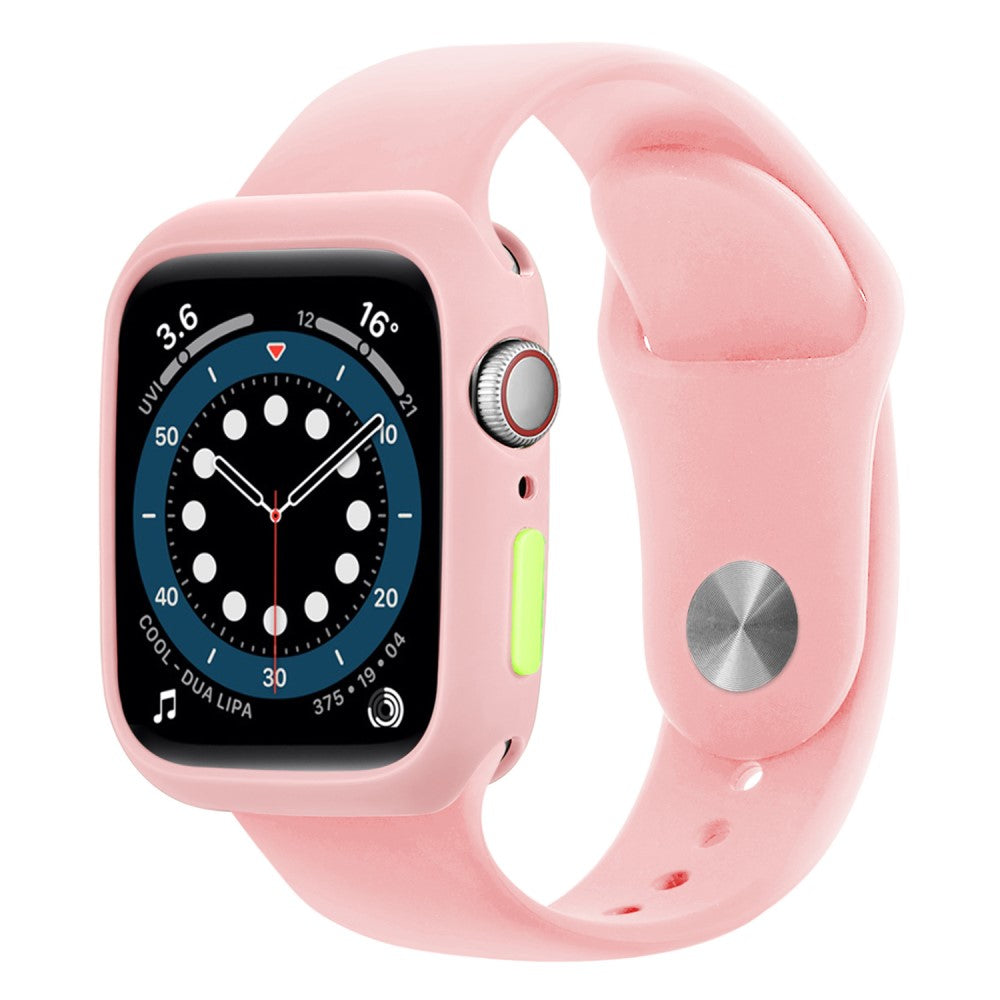 Apple Watch Series 7 41mm  Silikone Bumper  - Pink#serie_10