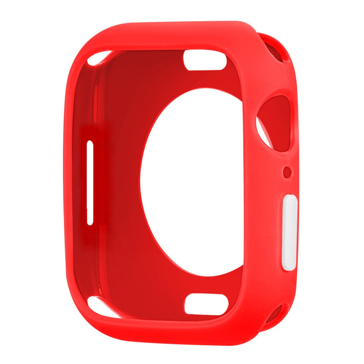 Apple Watch Series 7 41mm  Silikone Bumper  - Rød#serie_7