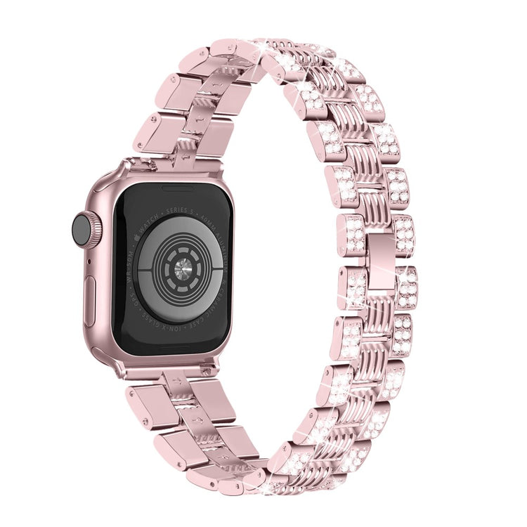 Apple Watch Series 7 41mm Metal Rem med Cover - Pink#serie_2