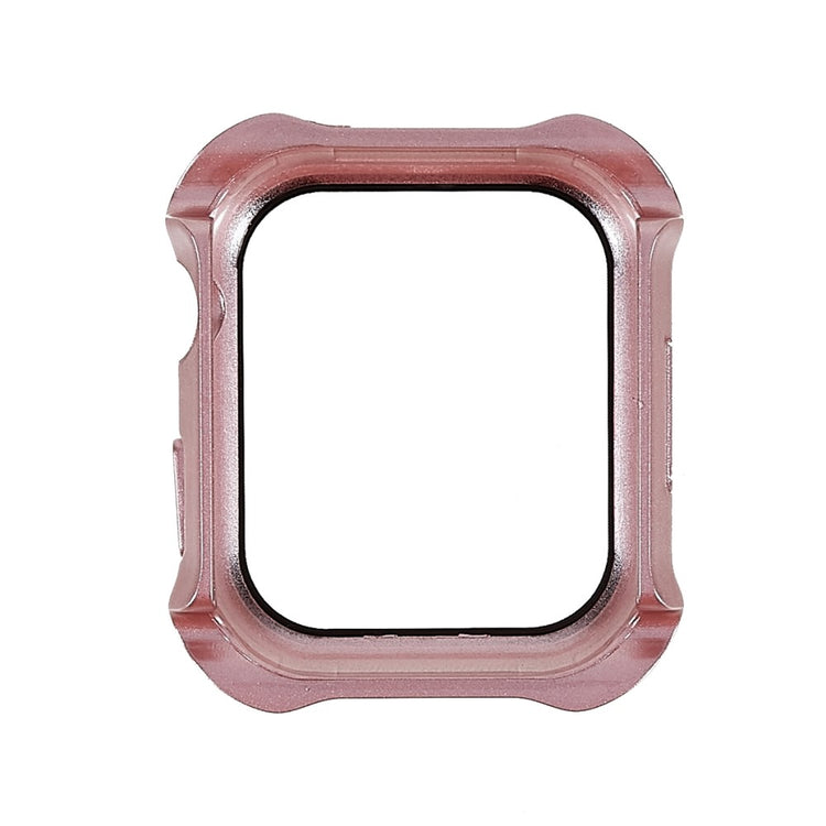 Meget Godt Apple Watch Series 7 41mm Cover med Skærmbeskytter i Plastik og Hærdet Glas - Pink#serie_4