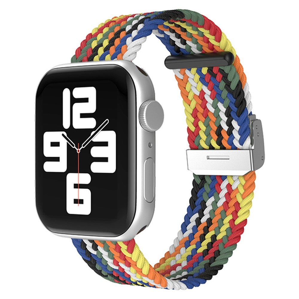 Helt vildt hårdfør Apple Watch Series 7 41mm Stof Urrem - Flerfarvet#serie_12
