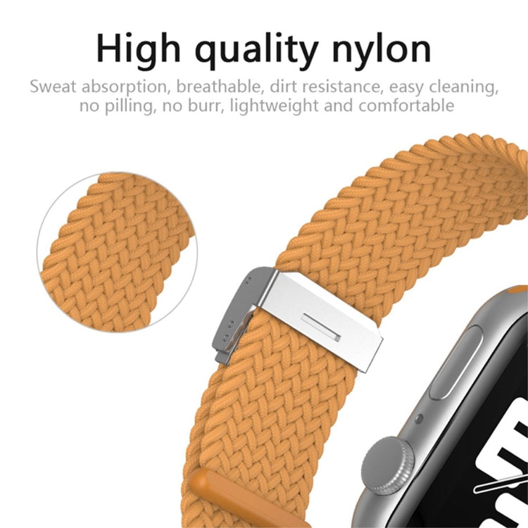 Helt vildt hårdfør Apple Watch Series 7 41mm Stof Urrem - Blå#serie_14