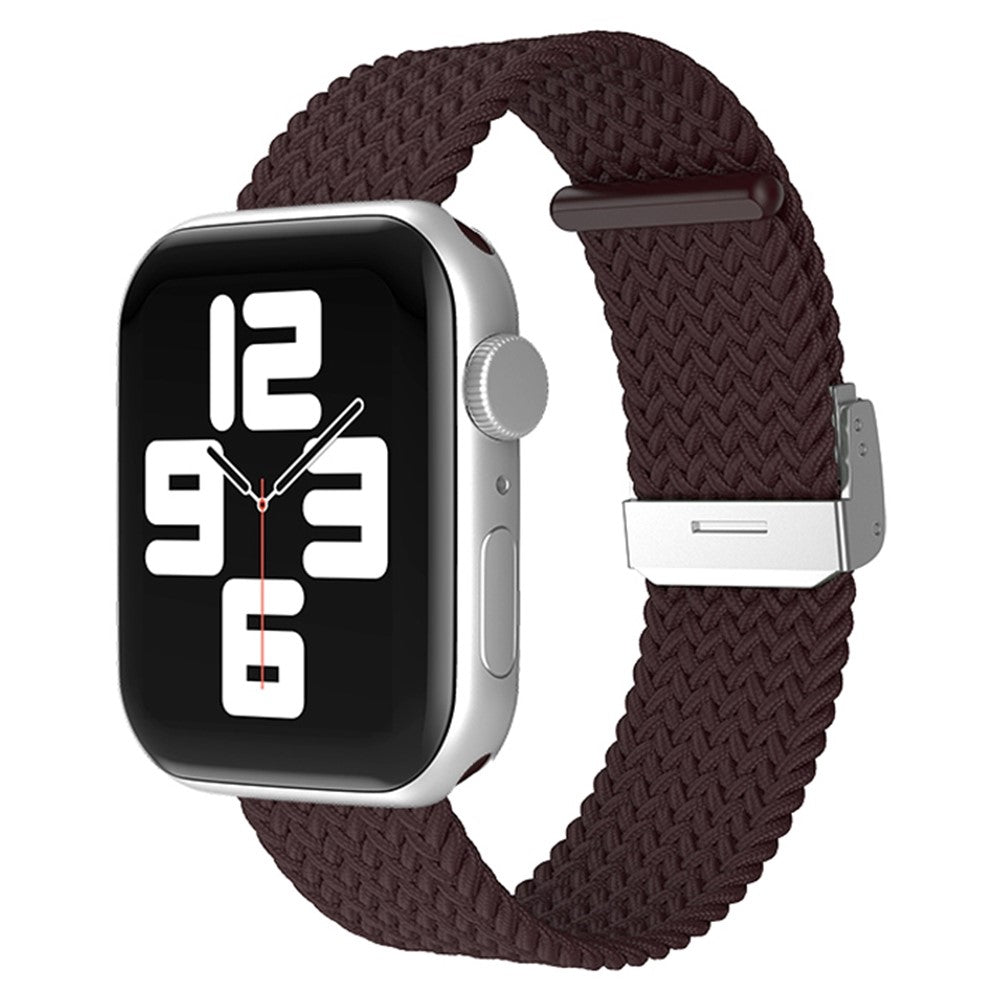 Helt vildt hårdfør Apple Watch Series 7 41mm Stof Urrem - Rød#serie_16